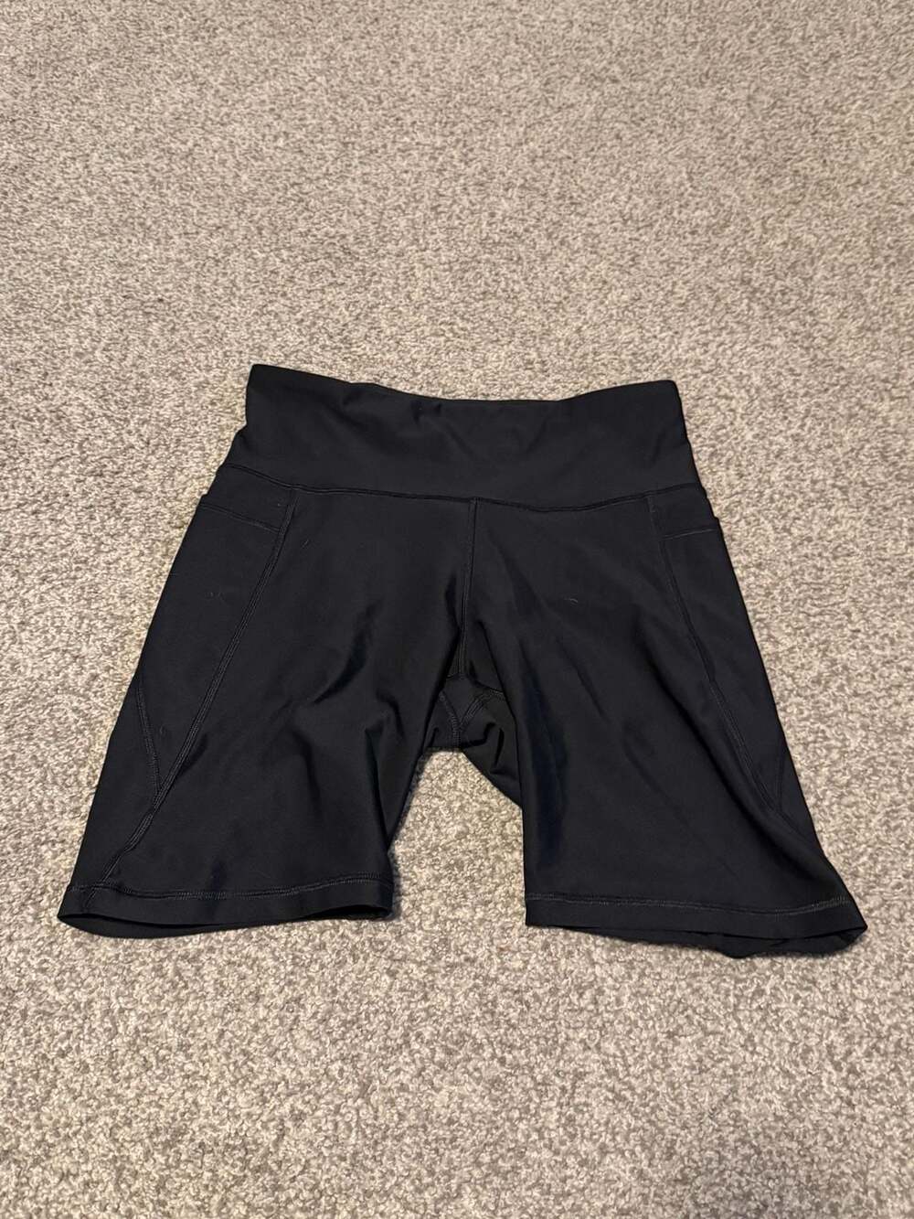 Old Navy Active Go-Dry High-Rise Bike Shorts Black Size Large